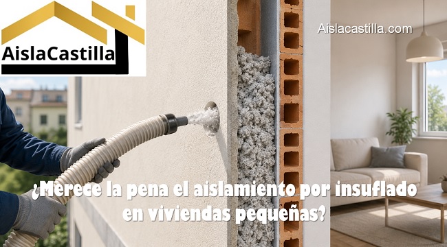 Merece la pena el aislamiento por insuflado en viviendas pequeñas