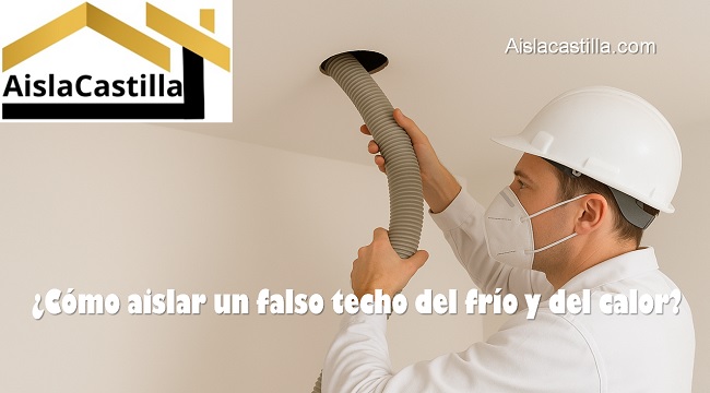 cómo aislar un falso techo del frío y del calor