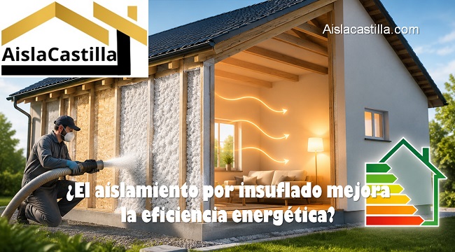 El aislamiento por insuflado mejora la eficiencia energética