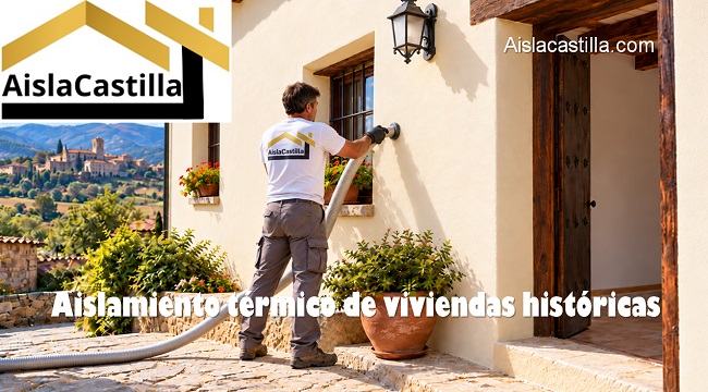 aislamiento térmico de viviendas históricas